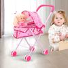 Iron Support Frame Baby Stroller Plastic + Metal Furniture Toy  Little Girls Boys