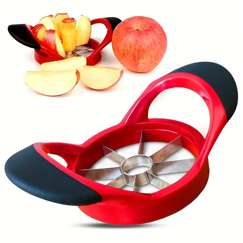 Stainless Steel Cut Apple To Core Slicer Household Large Plastic Handle Press Fruit To Seed Separator Creative Fruit Tools