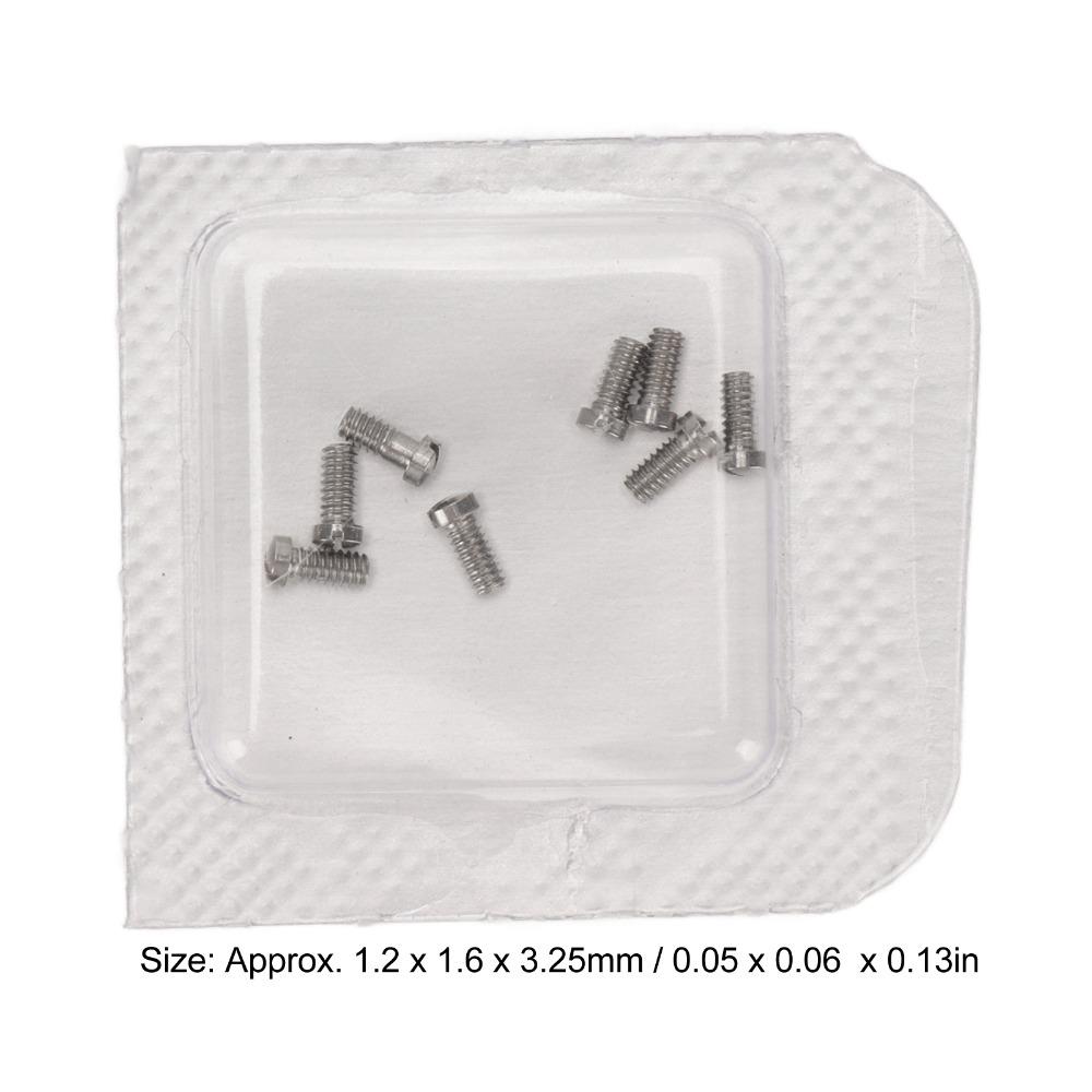 8 шт. Микровинты для ремонта часов 1 X 1,4 X 3,2 мм Запасные части для ремонта часов Ремонт ювелирных изделий