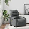 VidaXL Reclining Massage Armchair, Chair with Footrest, Seat with Backrest and Armrests Living Room, Modern, 374143