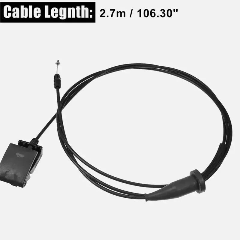 For Dodge Charger Chrysler 300 2011- OEM 1PS72DX9AC 1PS72DX9AB Hood Latch Lock Release Cable w/ Handle Car Accessories 272cm