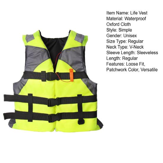 Спасательный жилет с убирающимися ремнями безопасности, светоотражающими пленками, спасательный жилет, плавучесть более 100 Н, безопасная плавучая одежда