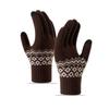 Warm Touch Screen Gloves Knitted Skiing Gloves New Full Finger Gloves  Unisex