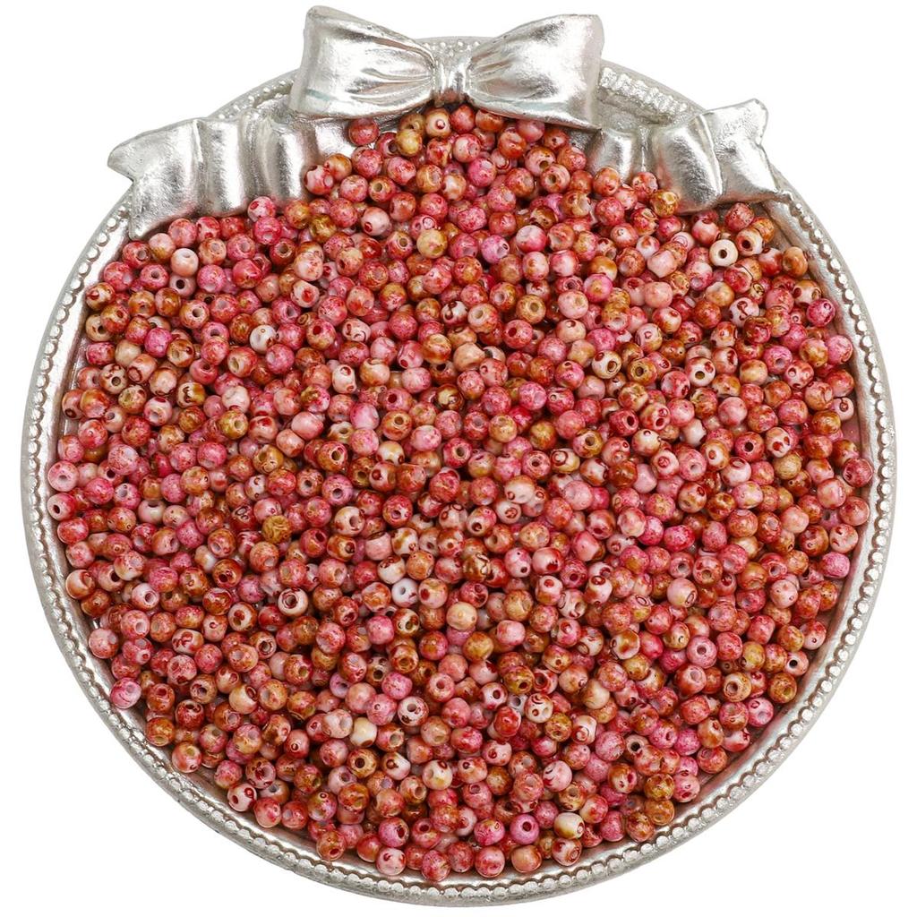 300 шт. Бутылочные 3 мм стеклянные бусины Шарм чешские бусины Семена разделительные бусины для изготовления ювелирных изделий Аксессуары