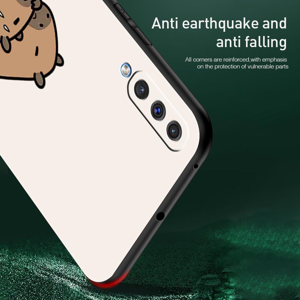 Милый Чехол для Телефона с Капибарой Для Samsung Galaxy A56 A36 A26 A34 A17 A16 A06 A14 A12 A54 A72 A70 A24 A22 A20e A52 A50 A40 A32 Чехол