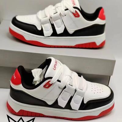 Модные женские кроссовки на плоской подошве из кожи для отдыха на открытом воздухе, классические повседневные спортивные туфли на шнуровке для скейтборда, ходьбы, путешествий, отдыха, бега