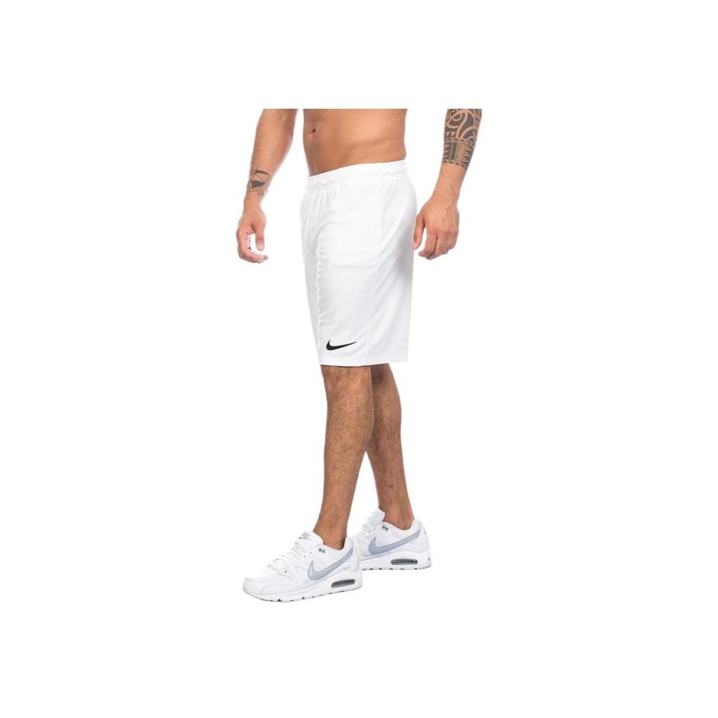Nike Solid Logo Print Mid-Waist Quick-Dry Sports Shorts Men Bottoms White 725887-100