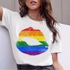 Women's T-Shirt For Women New Gay Pride Tshirt Female Love Lesbian Rainbow T-Shirt Is T-Shirt Summer Harajuku Top Tee