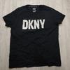Женская футболка DKNY Sport с принтом 100% хлопок Мужские футболки Топ Черный Размер M Футболка с логотипом 100% хлопок