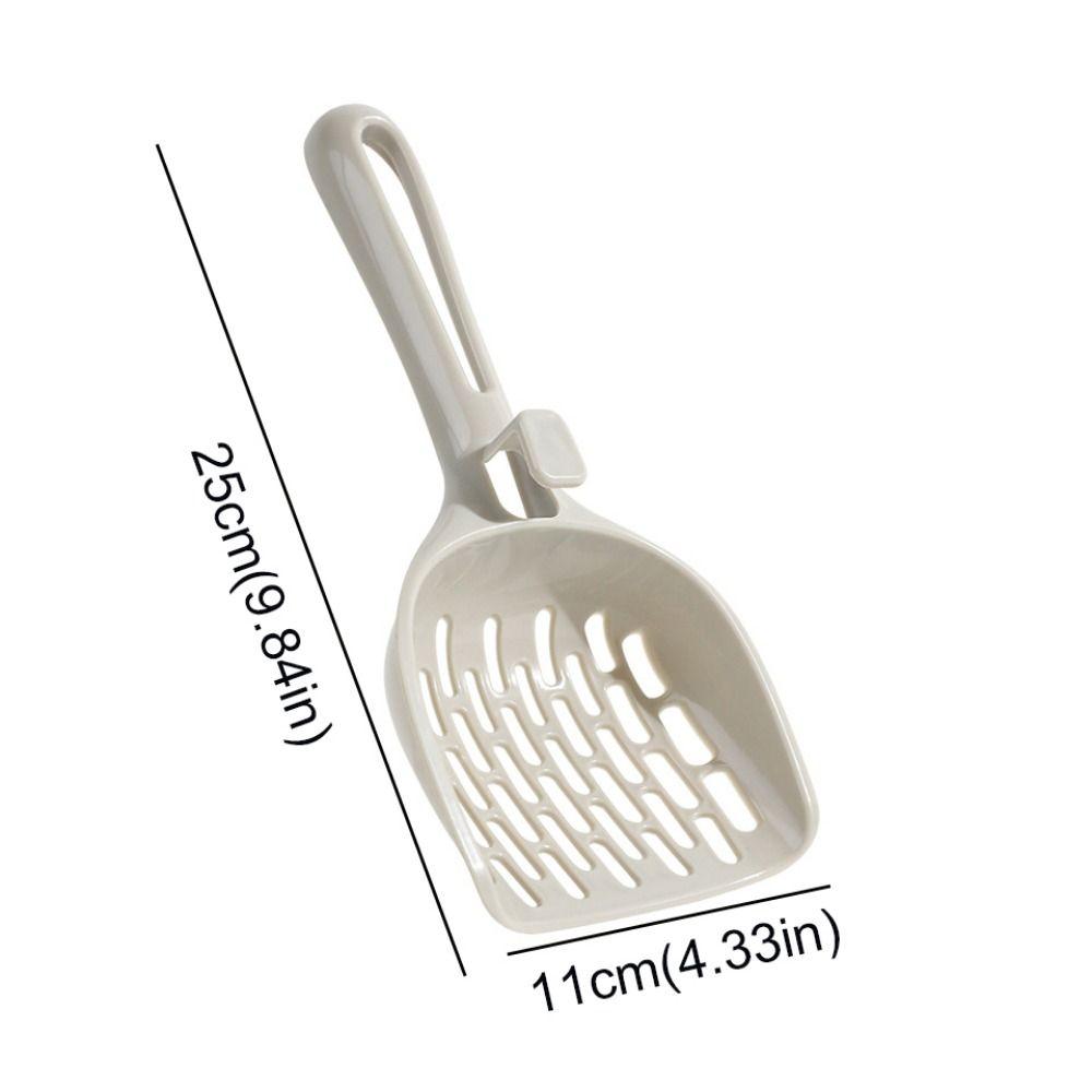 Пластиковая лопата для кошачьего туалета с отверстием для подвешивания, совок для кошачьего туалета, совок для кошачьего песка для собак, кошек и рептилий