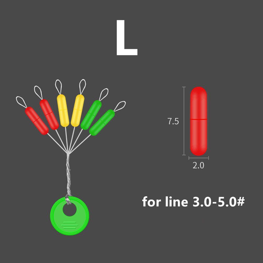 Tool Colorful Rubber Float Rubber Space Beans Fishing Float Fishing Bobber Oval Floating Stopper