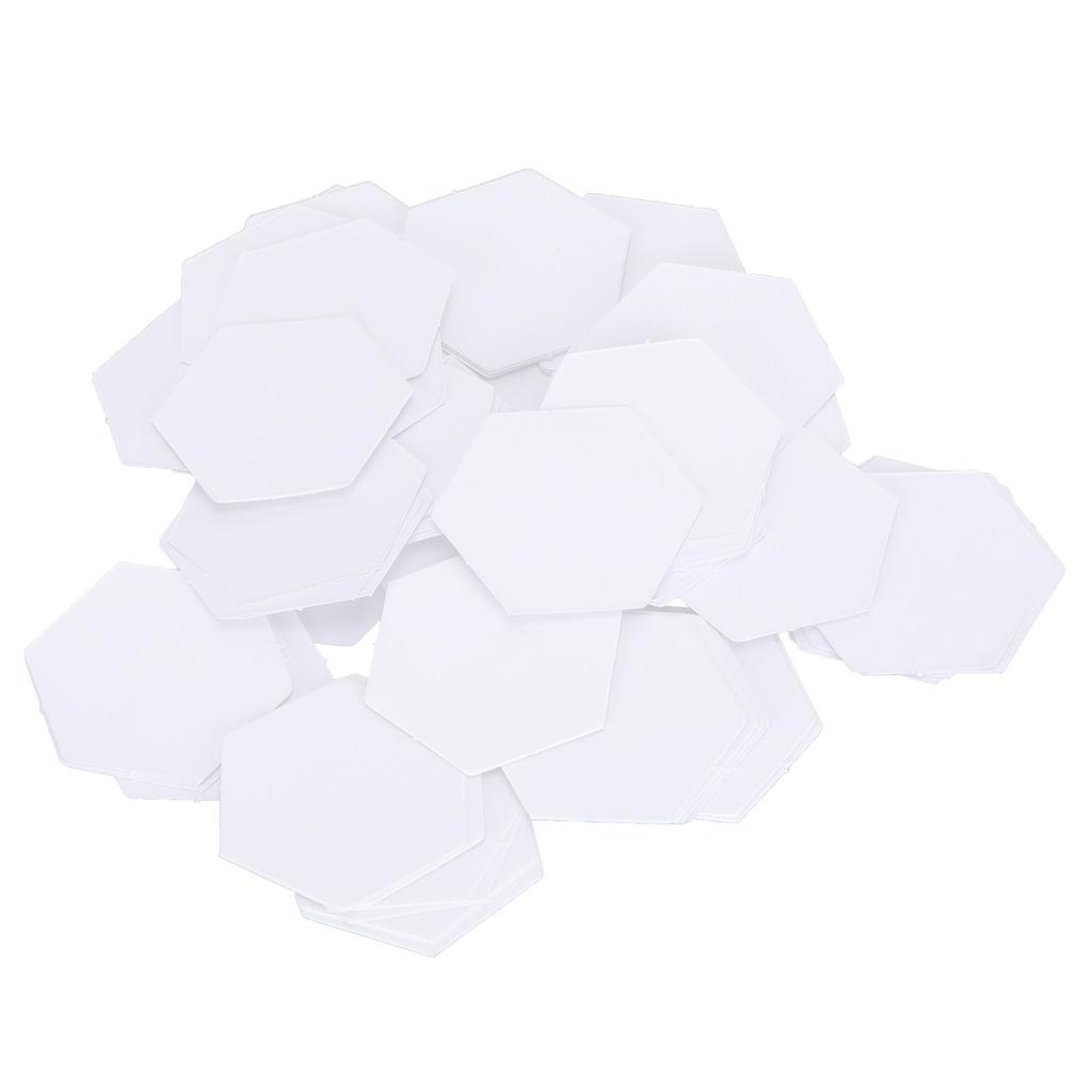 100Pcs PatchWork Template Hex Paper Modelboard Quilting Sewing Craft DIY Stitching Tool(16mm Hex )