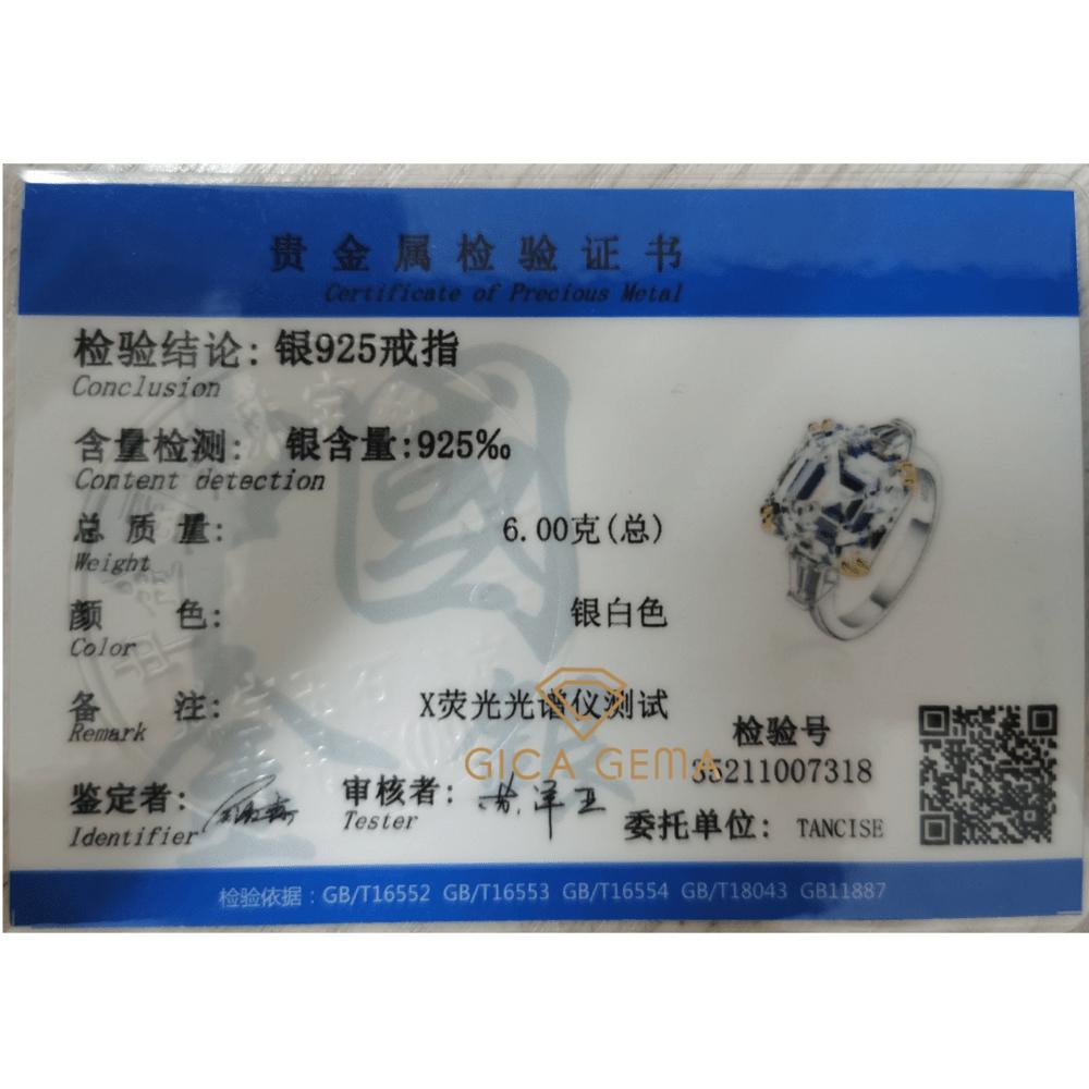 Gica Gema 100% стерлинговое серебро 925 пробы с цирконами и драгоценными камнями, свадебное обручальное кольцо, ювелирные изделия