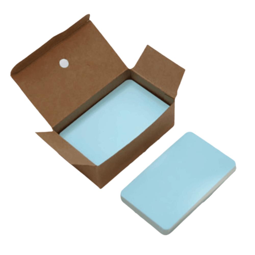 100 шт./коробка Цветная крафт-бумага Карточка Пустая карточка для сообщения Благодарственная карточка Визитная карточка Учебная карточка