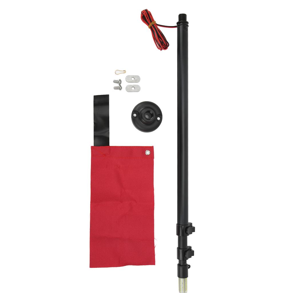 Safety Canoeing Flag Light Sets Waterproof Lamp for Marine Boat Canoe Accessories