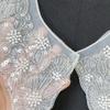 New Diamond Embroidery Women's Lace Collar Fake Collar Lace Up Shawl Front Placket Collar Cloak Fake False Collars