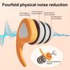 2 шт. Силиконовые беруши для снижения шума Моющиеся Водонепроницаемые Многоразовые Защита слуха Плавание Концерты Работа Учеба Сон Бесшумные беруши