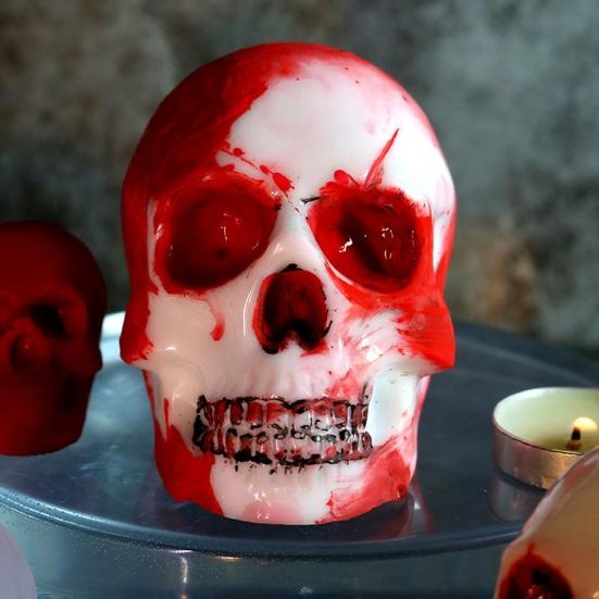 Хэллоуин 3D Череп Смола Форма DIY Ремесло Эпоксидная Глина Свеча Воск Смола Литье Силиконовые Шрам Череп Украшения Силиконовые Формы