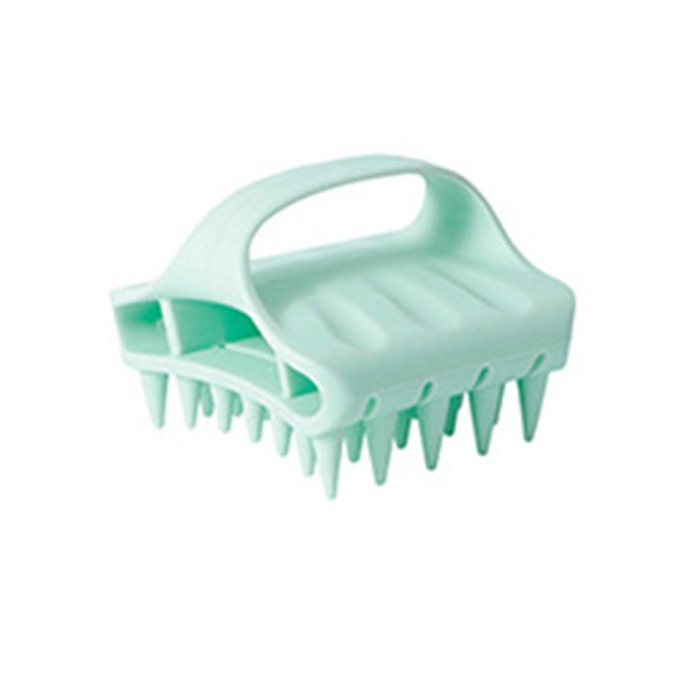 Портативный скраббер для очистки кожи головы Ручная отшелушивающая щетка для волос Все типы волос