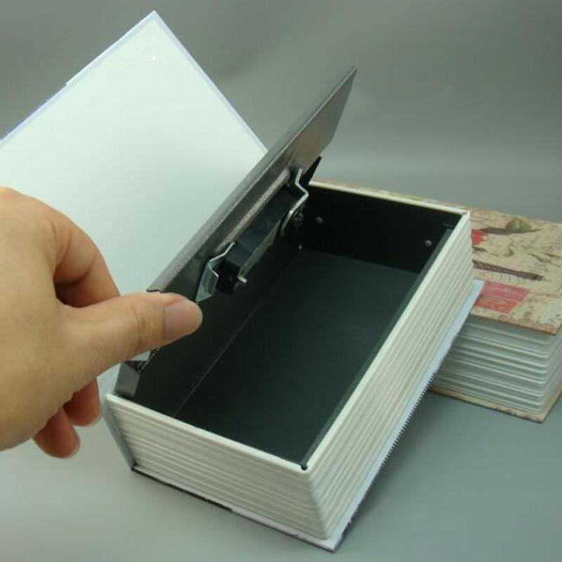 Пароль Безопасный Замок Хранение Наличных Денег Монет Ключ Локер Детский Подарок Безопасность Мини Книга-Сейф для Денег Тайник Секрет