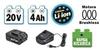 Перфоратор Ribimex SDS 20V 4.0Ah (PRBAT20/PERFPRO)