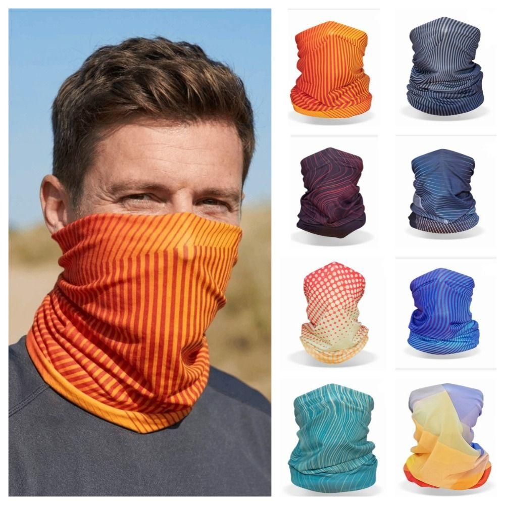 Sunscreen Windproof Scarf Dustproof Fishing Mask Simple Ice Silk Sunscreen Mask  Cycling