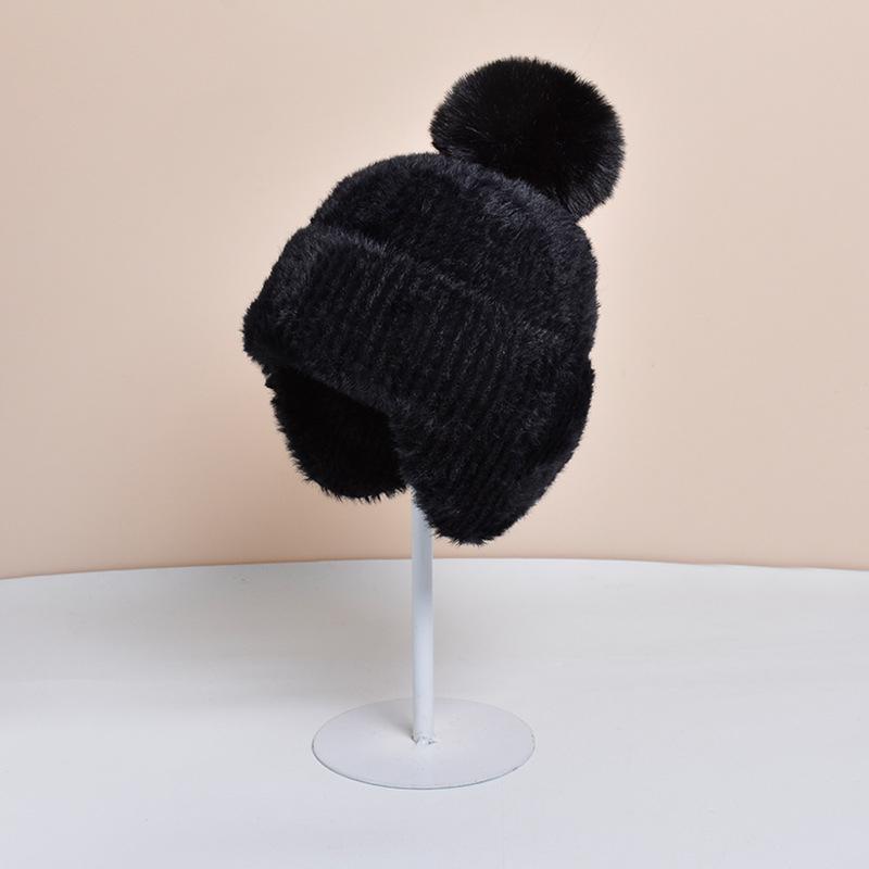 2023 Мужская зимняя вязаная шапка для езды на велосипеде, защита ушей, теплая фуражка, повседневная модная шляпа от солнца, шапки-бомберы