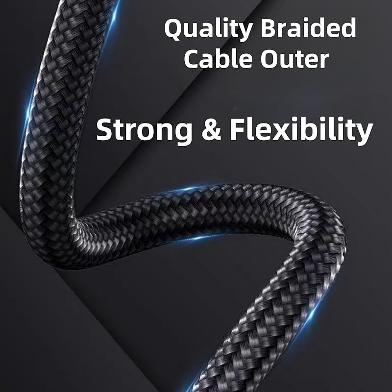 ONGAHON двойная линия зарядки MFI-сертификация многофункциональная линия зарядки 66 Вт максимальная быстрая зарядка, многоголовочная линия зарядки совместима со всеми C