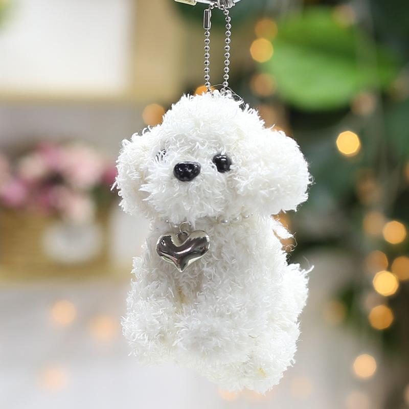 Новый Милый Милый Брелок-подвеска в виде собаки-принцессы Плюшевая игрушка Кукла Украшение для сумки Кукла