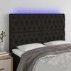 VidaXL LED Headboard Bedroom Furniture Double Bed Accessory Head of Bed Frame Interior Black 3122768