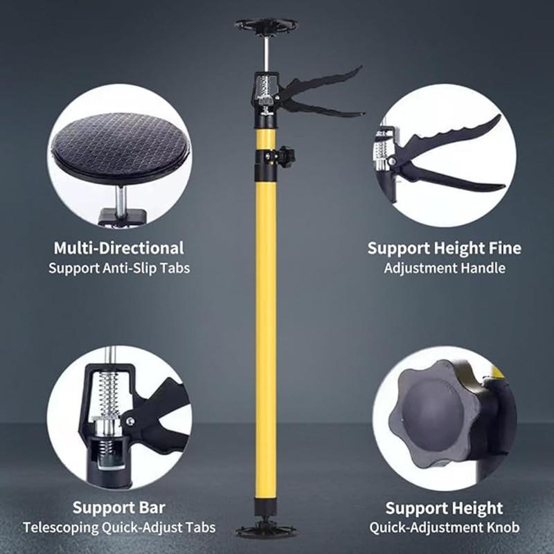 Telescopic Hand Jack Support Rod Generic Steel Support Rod Cabinet Board Lifting Support Rod Adjustable Hand Work Bracket