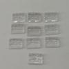 Practical 10Pcs Clear Acrylic Folding Tools Plastic Furniture Hinge Hinge