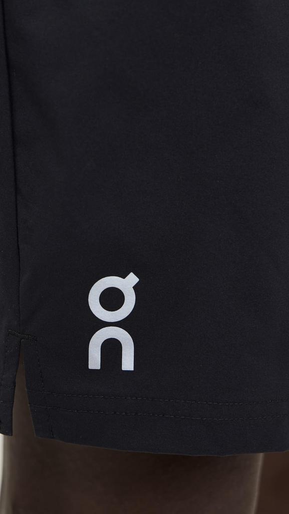 On Core Small 7" Shorts, Black, Men's,