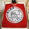 1PC AFC Ajax Patterned Flannel Blanket Suitable For All Seasons for Home Decor Warmth and Comfort Gifts Holiday Present