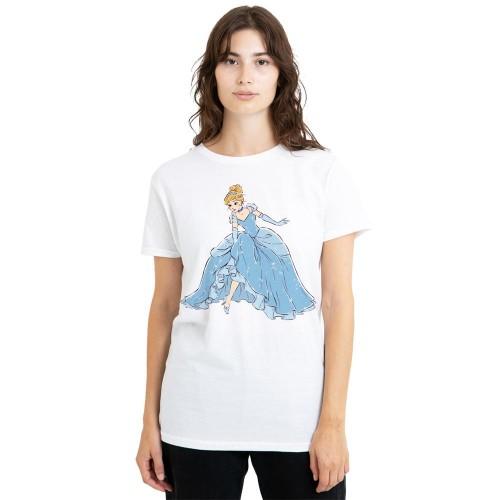 Cinderella Womens/Ladies Sparkling T-Shirt