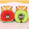 Fruit Memory Cotton U-Shaped Pillow Creative Watermelon Kiwi Neck Pillow Car Portable Pillow Nap Neck Pillow
