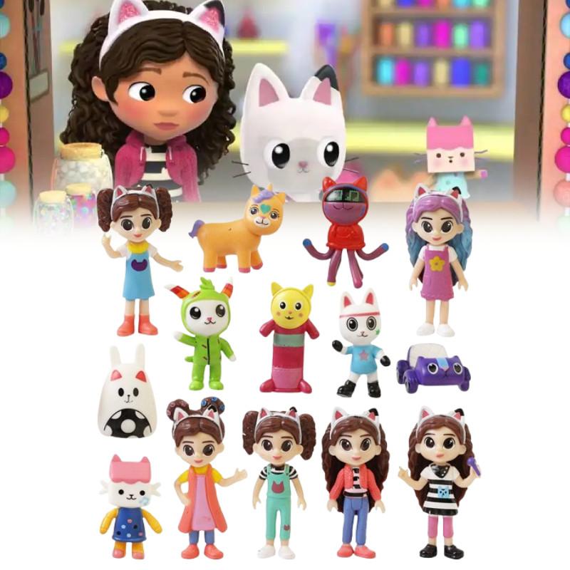 ПВХ Фигурки Габби Кукольный домик Модель Игрушка Настольное украшение Аниме Подарок