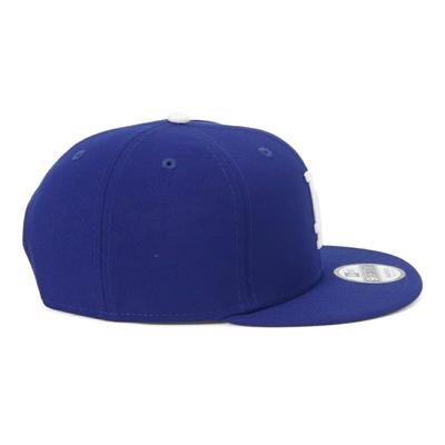 Кепка New Era LA Dark Royal с прямым козырьком, размер 950 Los Do Droy размер 25J, S/M, Белый,