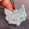 Burma A-Grade Natural Jade Leaf Pi Xiu Pendant