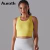 Auroth женский противоударный жилет для бега с красивой спиной бюстгальтер для йоги пуш-ап фитнес-спортивная майка