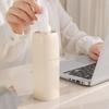 Cup Holder Round Tube Tissue Container Tissue Dispenser Compact Tissues Box  Home
