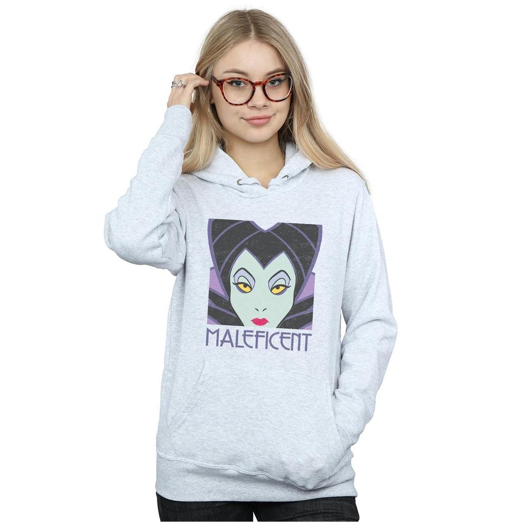 Disney Womens/Ladies Maleficent Cropped Head Hoodie