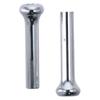 2pcs IN6728Z Car Knobs Silver Car Door Lock Knobs  Fit for GM Chevy 1971-1988 & Trucks