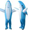 Aufeeky Adult Shark Kigurumi Cosplay Inflatable Perfect for and Costume, Air-Fillable Costume, Christmas, Halloween, Year-End Parties. Lightweight,