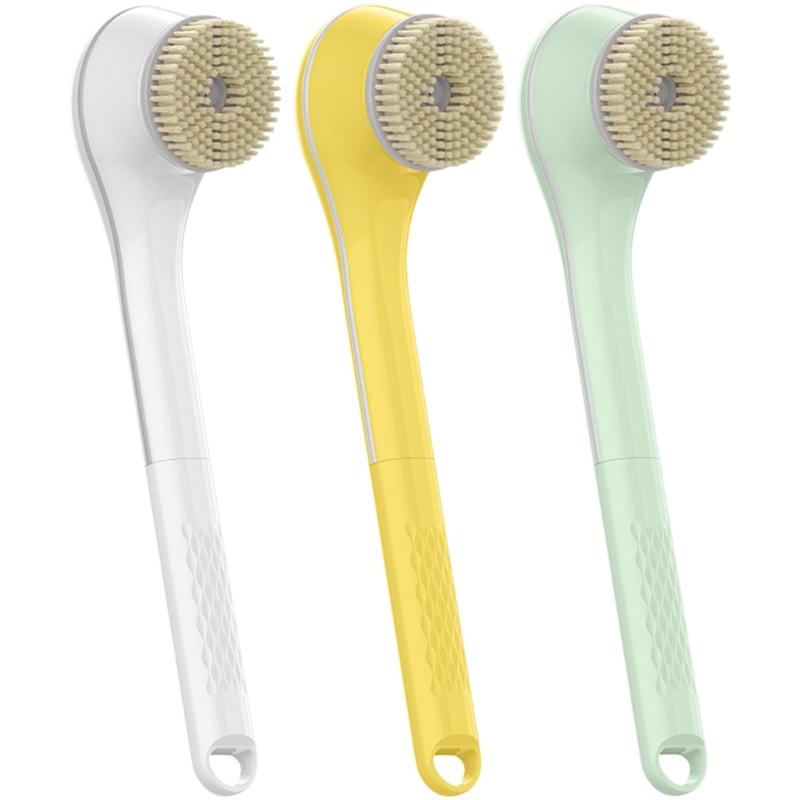 Effortless Shower Brush Electric Body Scrubbing Brush Long Handle Back Brushes Electric Washing Brush Suitable for Women