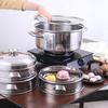 24cm diameter steamer tray, stainless steel, durable, fits pots 21-24cm and steamers 16-21cm