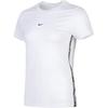 Moisture Wicking Breathable Casual Comfortable Round Neck Short Sleeve T-Shirt Women Tops White AR5341-100