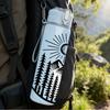 1PC Mountain Sun Forest Line Art 750ml Color Plastic Sports Water Bottle Leakproof Flip Straw Lid Suitable for Sports Office Home Use