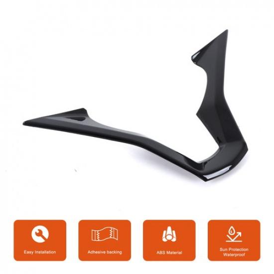 Glossy Piano Black ABS Steering Wheel V-Frame Trim For Cadillac Escalade -23