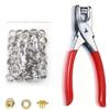 With Eyelets Grommet Eyelet Plier Set Installation Grommet Tool Kit Metal Pliers  For Leather Cloth